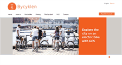 Desktop Screenshot of bycyklen.dk